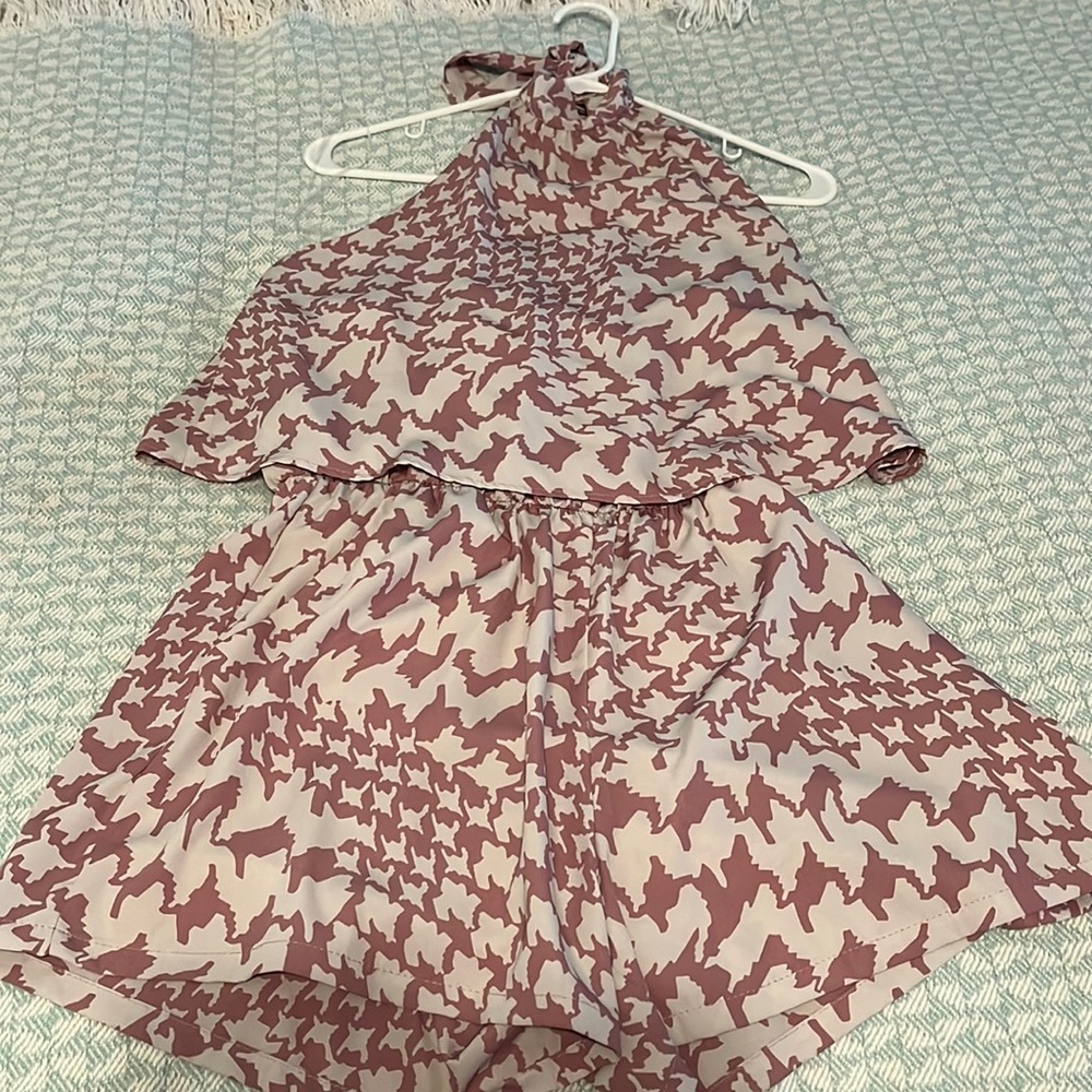 fab’rik - Halter Double Layer Romper!
